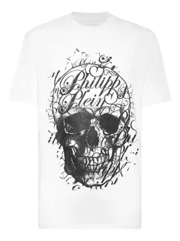 Philipp Plein: Белая футболка 