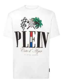 Philipp Plein: Белая футболка 