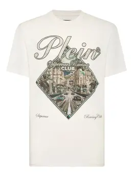 Philipp Plein: Белая футболка 
