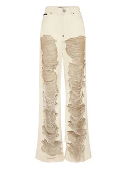Philipp Plein: Рваные джинсы 