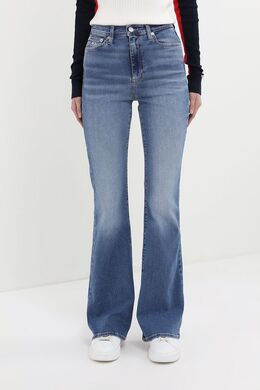 Tommy Jeans: Расклешённые джинсы 