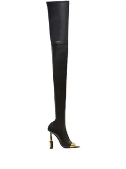 Balmain: Чёрные ботинки 