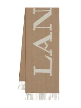 Lanvin: Бежевый шарф 