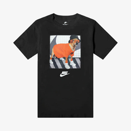 Nike: Чёрная футболка 