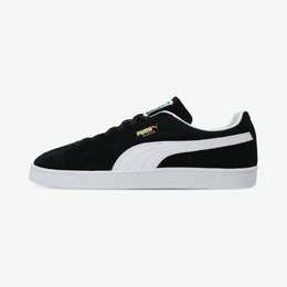 PUMA: Чёрные кеды  Suede Classic