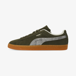 PUMA: Зелёные кеды  Suede