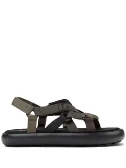 Camper: Зелёные сандалии  Pelotas