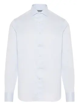 Canali: Голубая рубашка 