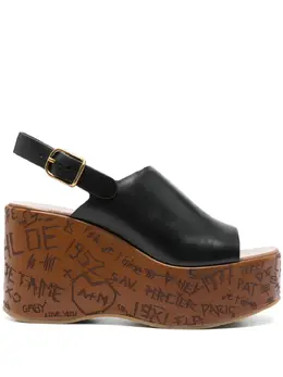 Chloé: Чёрные сандалии 