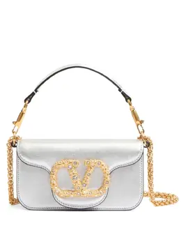 Valentino Garavani: Серебристая сумка 