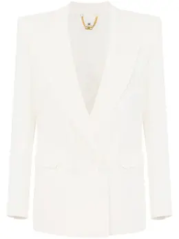 Elisabetta Franchi: Двубортный жакет 