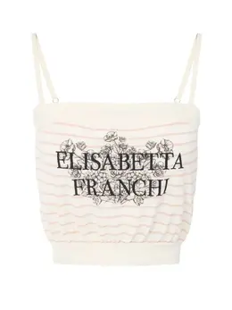 Elisabetta Franchi: Белая майка 