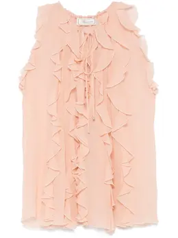 Blumarine: Розовая блуза 