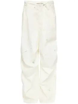 MM6 Maison Margiela: Белые брюки 