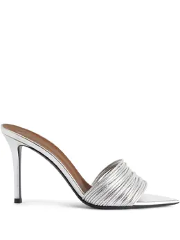 Giuseppe Zanotti: Серебристые сандалии 