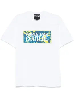 Versace Jeans Couture: Белая футболка 