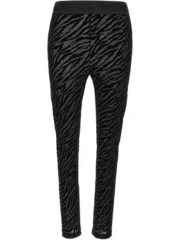Versace Jeans Couture: Легинсы с принтом зебры 
