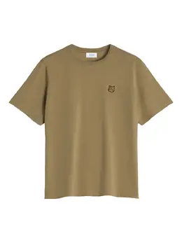 Maison Kitsuné: Зелёная футболка 