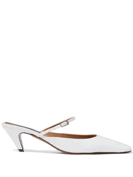 Stella McCartney: Белые сабо 