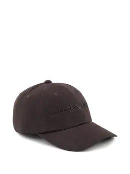 Emporio Armani: Коричневая кепка 