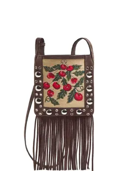 Valentino Garavani: Коричневая сумка 