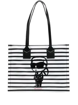 Karl Lagerfeld: Сумка-шоппер в полоску 