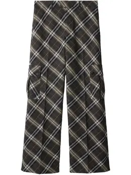 Burberry: Брюки из шерсти 