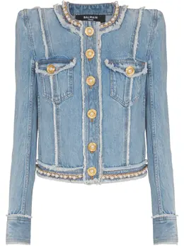 Balmain: Джинсовая куртка 
