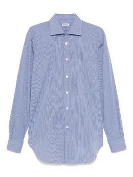 Kiton: Синяя рубашка 