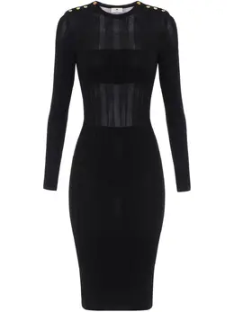 Elisabetta Franchi: Прозрачное платье 