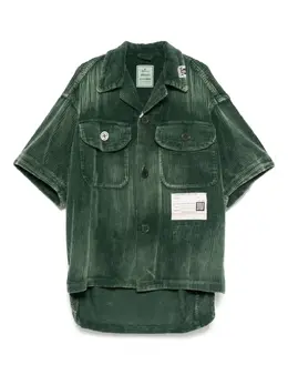 Maison MIHARA YASUHIRO: Зелёная рубашка 