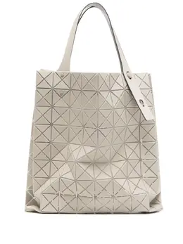 Bao Bao Issey Miyake: Бежевая сумка-шоппер 