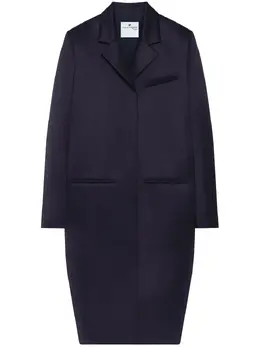Courrèges: Синее пальто 