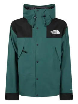 The North Face: Зелёная куртка 