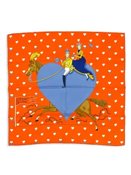 Hermès Pre-Owned: Оранжевый шарф 
