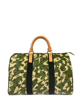 Louis Vuitton Pre-Owned: Зелёная сумка 