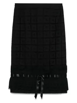 Dolce & Gabbana Pre-Owned: Чёрная юбка 
