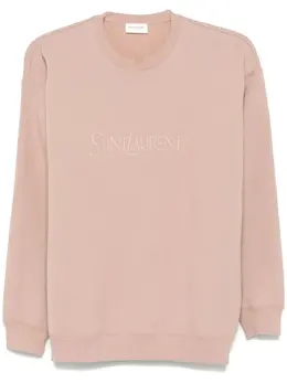 Saint Laurent: Розовый свитшот 