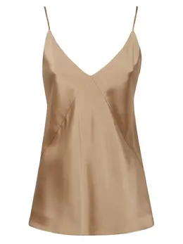 Max Mara: Коричневый топ 