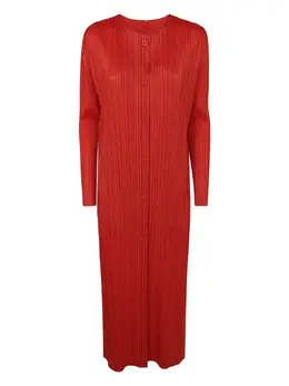 Pleats Please Issey Miyake: Платье миди 