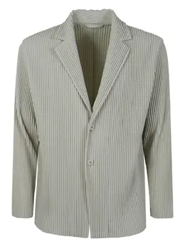 Homme Plissé Issey Miyake: Светлые пиджаки 