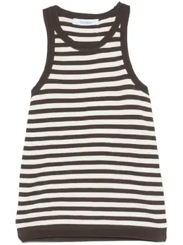 Max Mara: Коричневая майка 