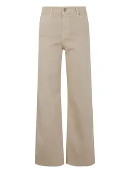 7 For All Mankind: Бежевые джинсы  Lotta