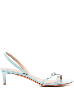 Santoni: Светлые сандалии 