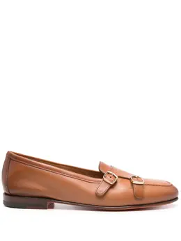 Santoni: Коричневые лоферы  Carlos