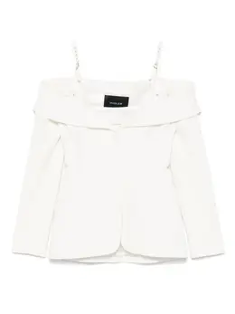 Mugler: Обтягивающая куртка 