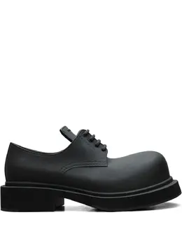 Balenciaga: Зелёные туфли 