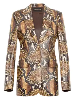 Roberto Cavalli: Кожаная куртка 