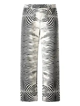 Roberto Cavalli: Брюки с принтом 