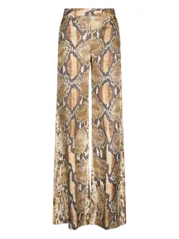 Roberto Cavalli: Брюки с принтом 